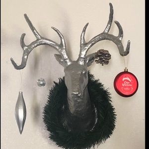 Deer head wall hanging